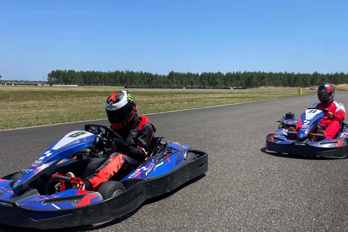 Amusez vous en plein air pendant une session de Karting à Escource
